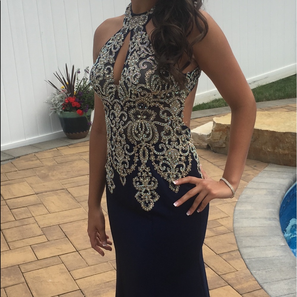 Envious Couture Beaded Prom Dress